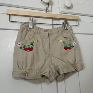 3T Gymboree Strawberry & Flower Khaki Shorts – Strawberry Farm Line Summer 2007